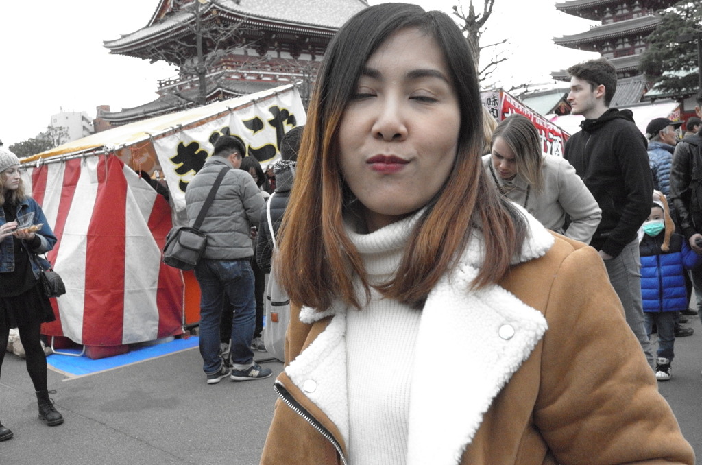 Aiming for Bruce Gilden　ＫＩＳＳを求められて