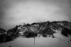 北越物語　スキー場　車窓から