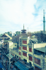 ランチした窓から