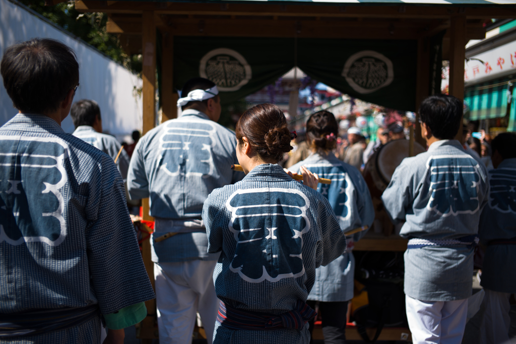 祭囃子がきこえる