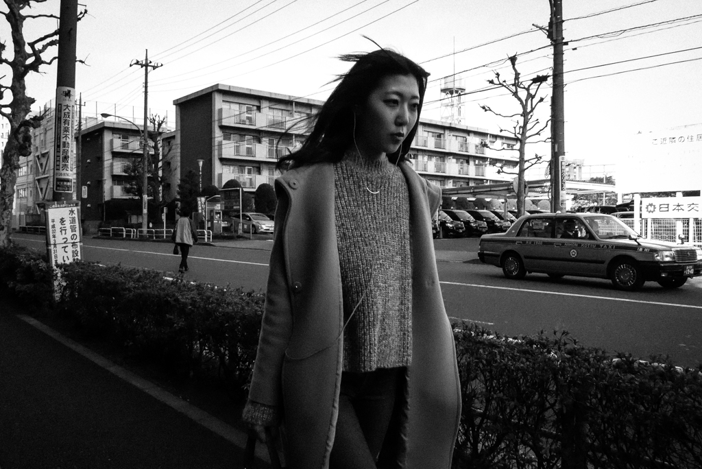 呆然と歩く