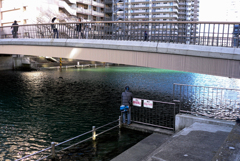 おっさんは下にいた