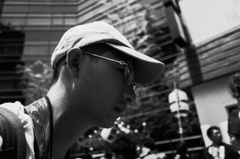 Aiming for Bruce Gilden　気持ちは遠くにあり