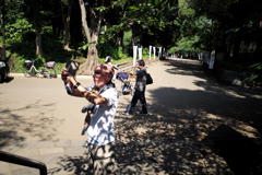 迷彩によるカモフラージュ