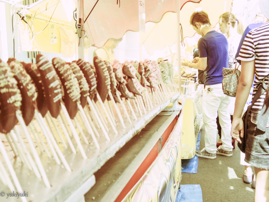 チョコレートババナが並んだ日