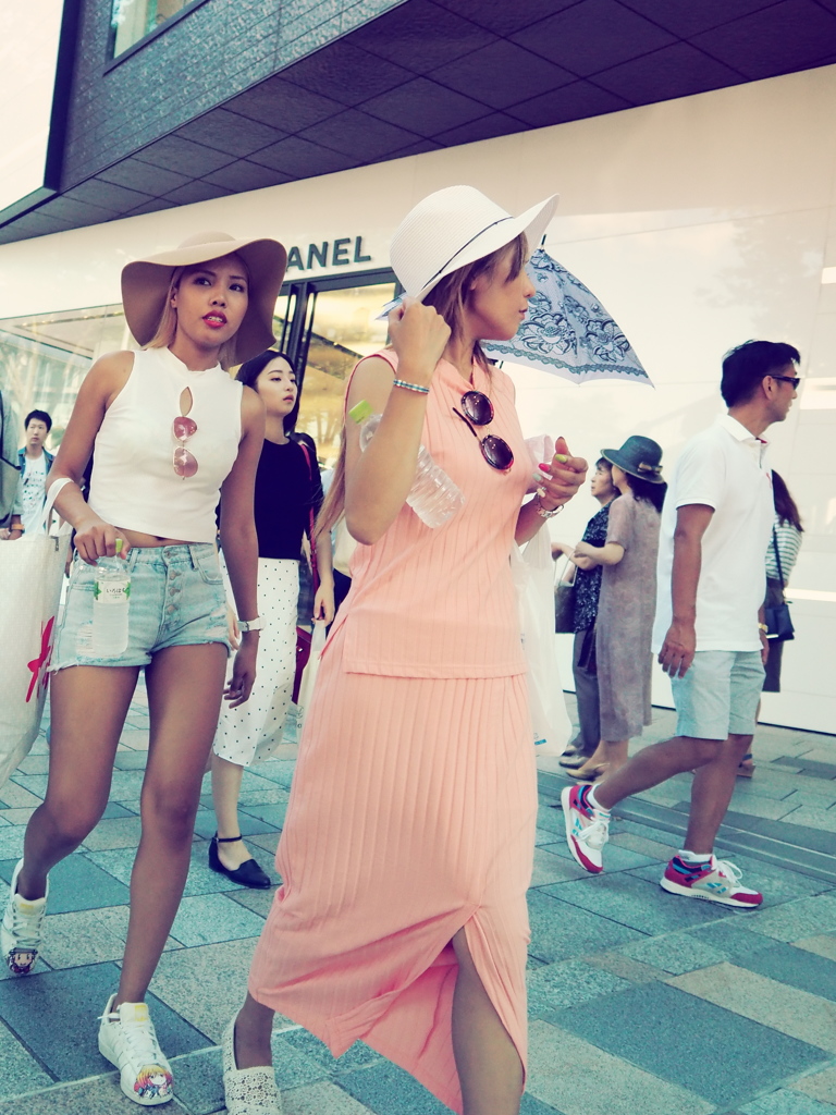 異国でのショッピング