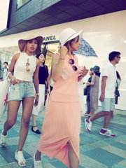 異国でのショッピング