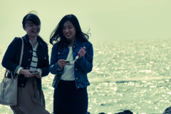 笑顔は海を越えた