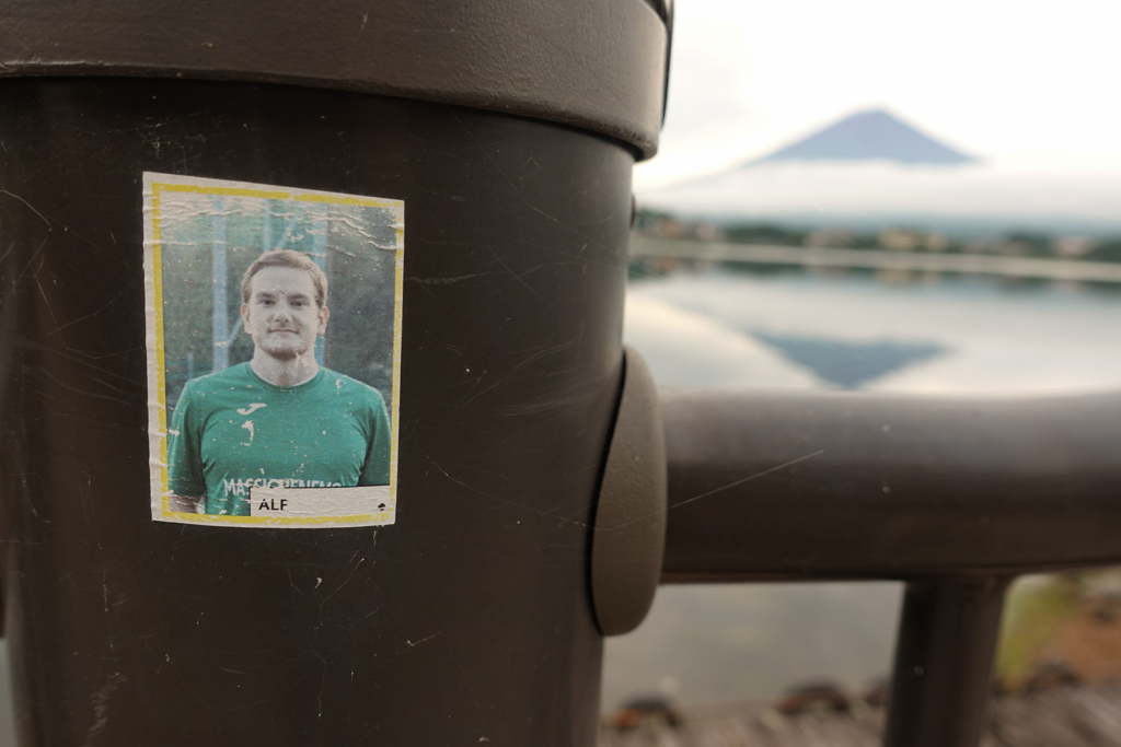 運よく富士が見えた日