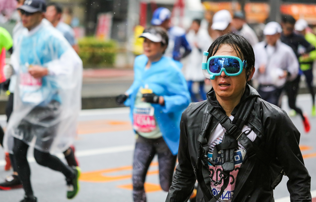 場違いのランナー