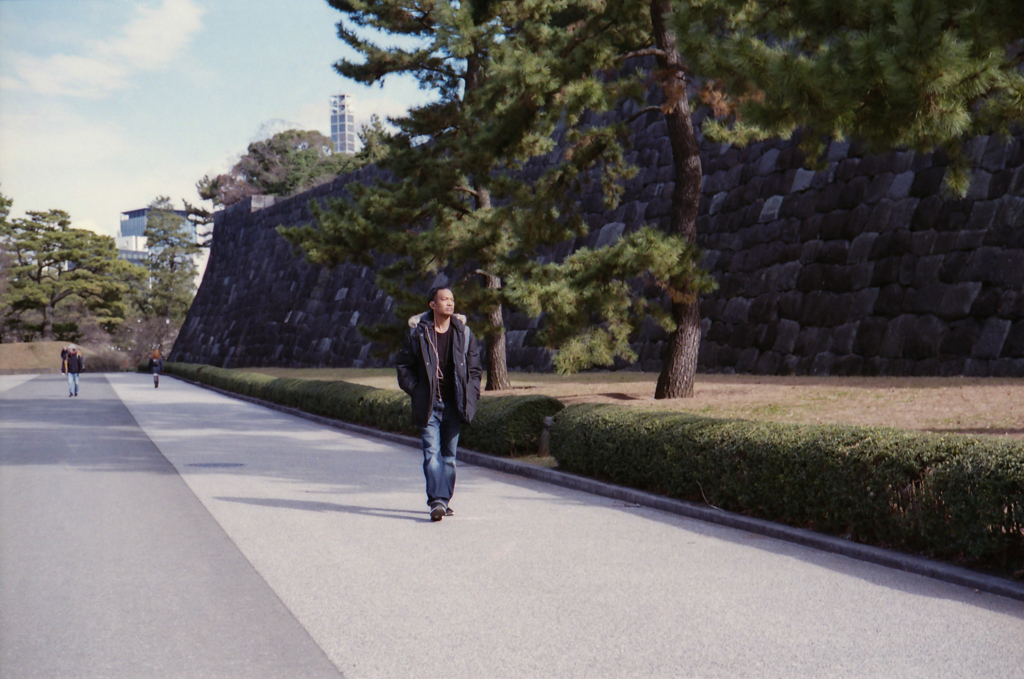 男の散歩道