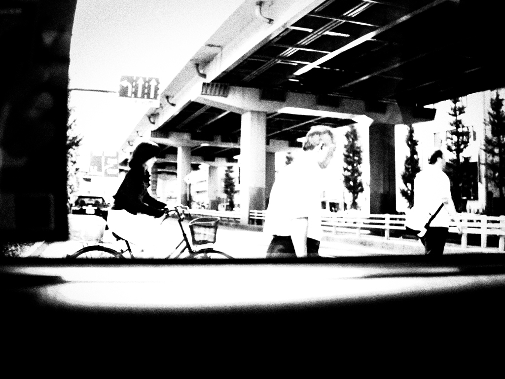 タクシーの窓から