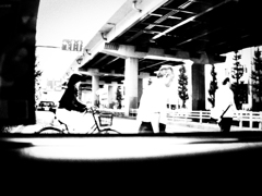 タクシーの窓から