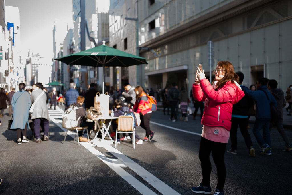 赤に光が当たったとき