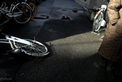 歩きにくい路地