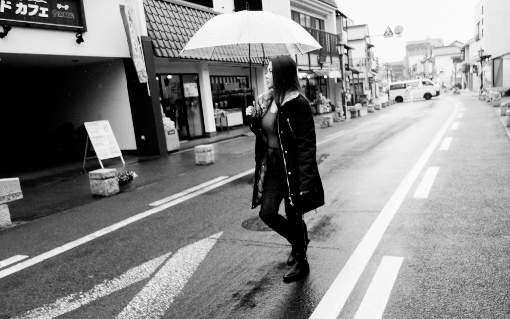 雨に曇ったとき