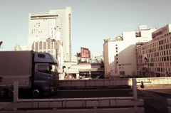 渋谷（バス車窓から）