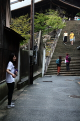 宮島物語　裏階段