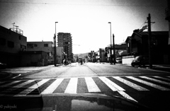 東海物語　信号待ちにて