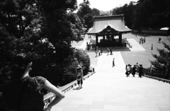 リズムをとりながら