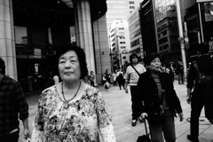 Aiming for Bruce Gilden　　今日は良い日だ