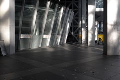 ２人と光のコラボ