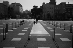 父の背中を見る