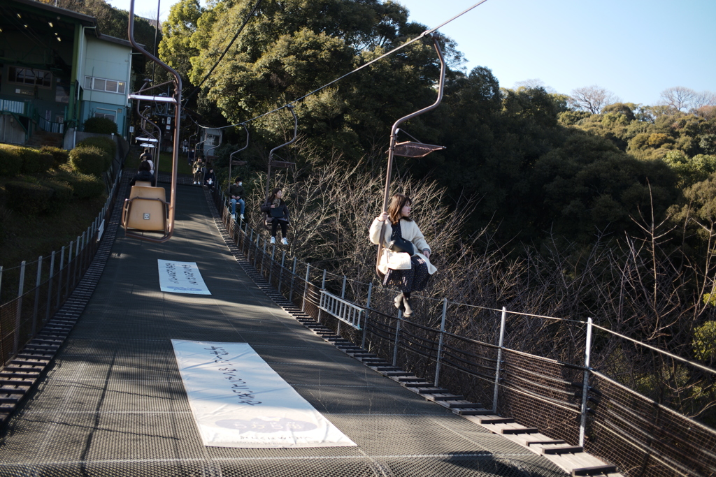 リフトやっほー