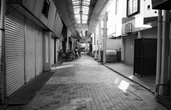 蜘蛛は商店街にいる