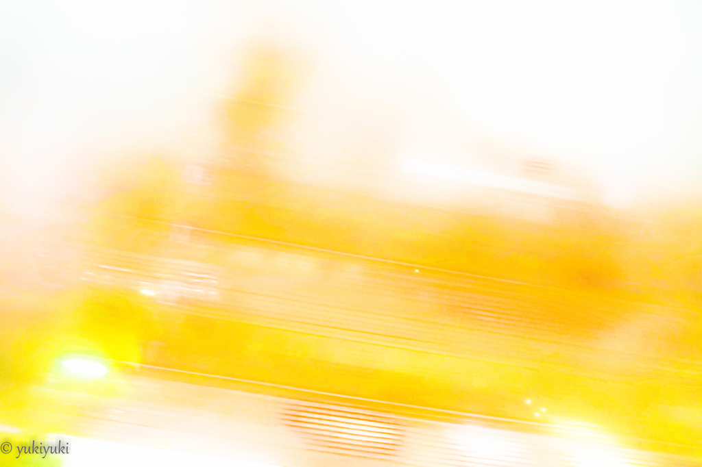 車窓アート　めちゃオレンジ