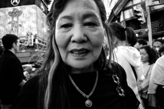 Aiming for Bruce Gilden・・・微笑み返し