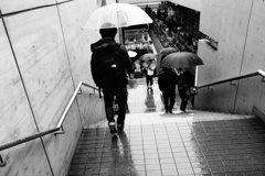 滑りそうな階段