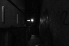 In the distance・・到着３０分後の裏路地探索