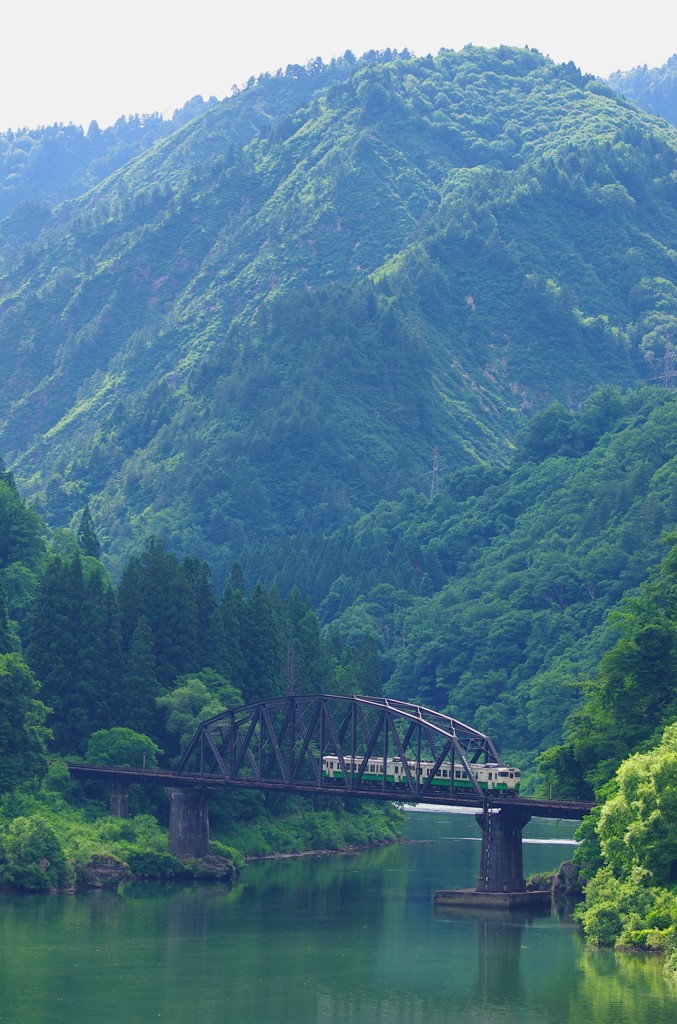 JR只見線　第四橋梁