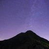 北岳の夜空