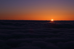 日没の空