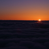 日没の空