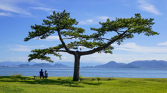 瀬戸内海を眺めながら