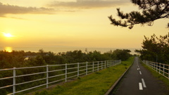 早月川 河口部周辺 夕焼け①