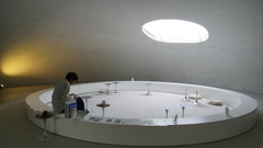 豊島美術館　カフェ