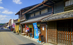夏の城下町