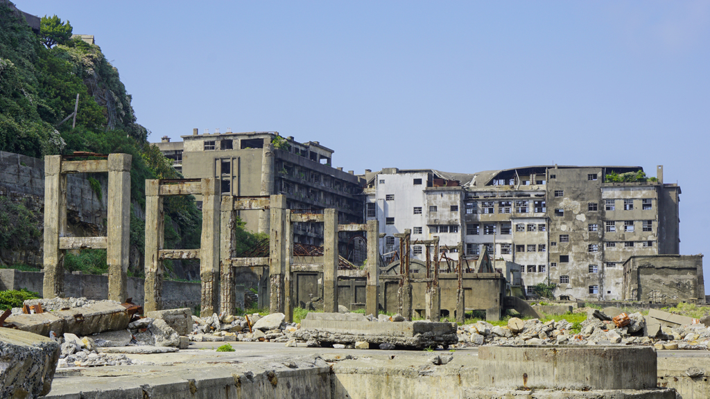 軍艦島　島内風景④