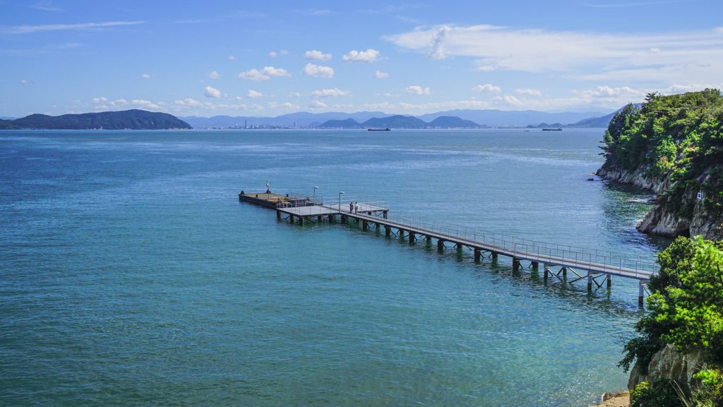 直島 桟橋②