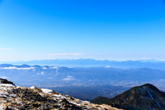 遠くの山までよく見える2