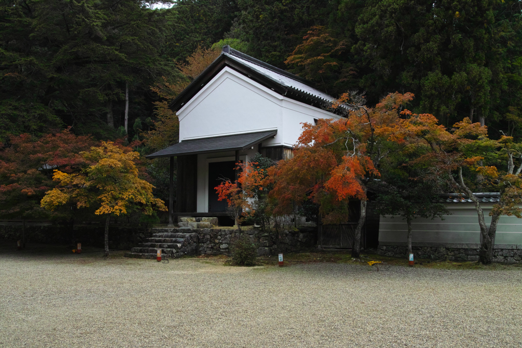 神護寺境内にて