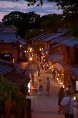夕暮れの二寧坂