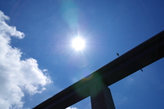 川の中から