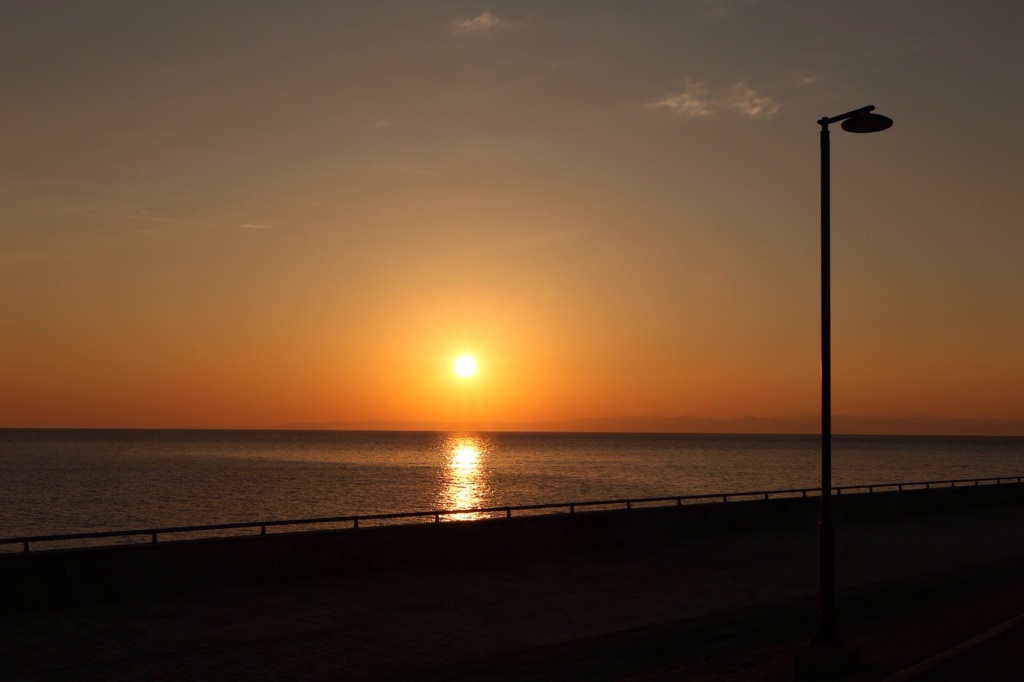 日本海 夕陽