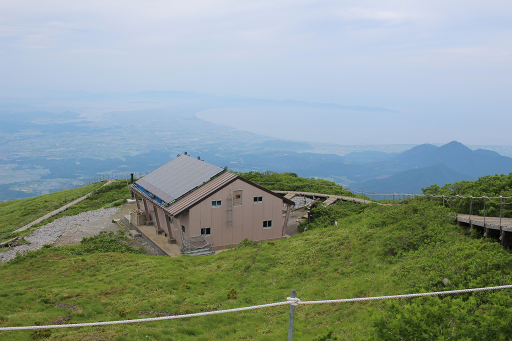 鳥取県大山より弓ヶ浜を望む