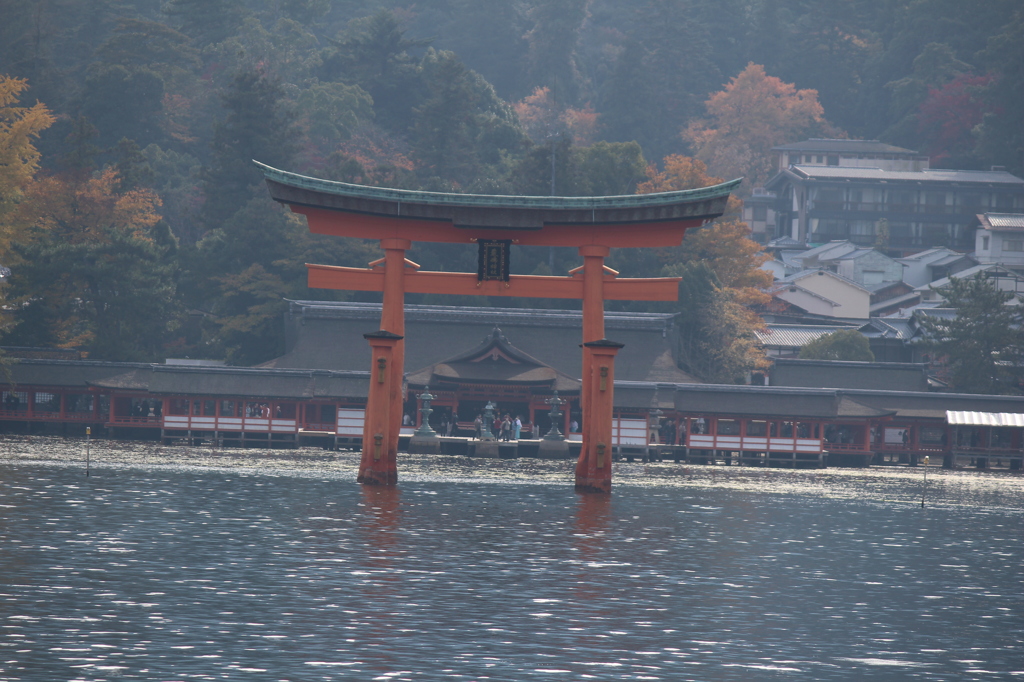 鳥居と厳島神社